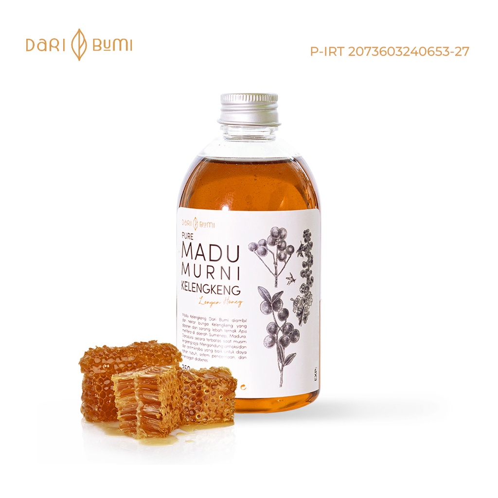 Madu Murni Kelengkeng 350 gr daribumi
