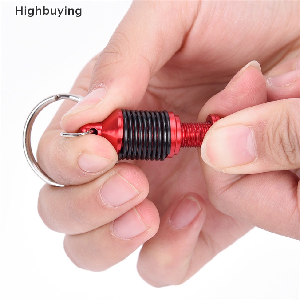 Hbid Coilover Damper Suspensi Shock Absorber Keychain Keyring Gantungan Kunci Adjust Glory