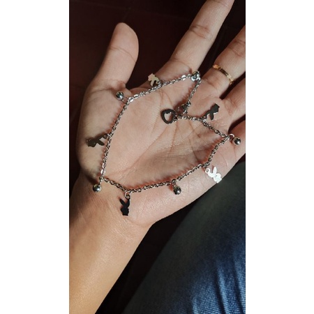 gelang kaki titanium koncer