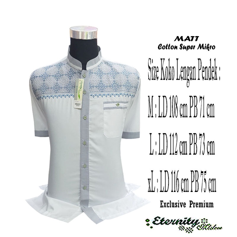 Baju Koko Pria Koko Eternity Koko Syubbanul Muslimin Koko Azzahir Terbaru COD