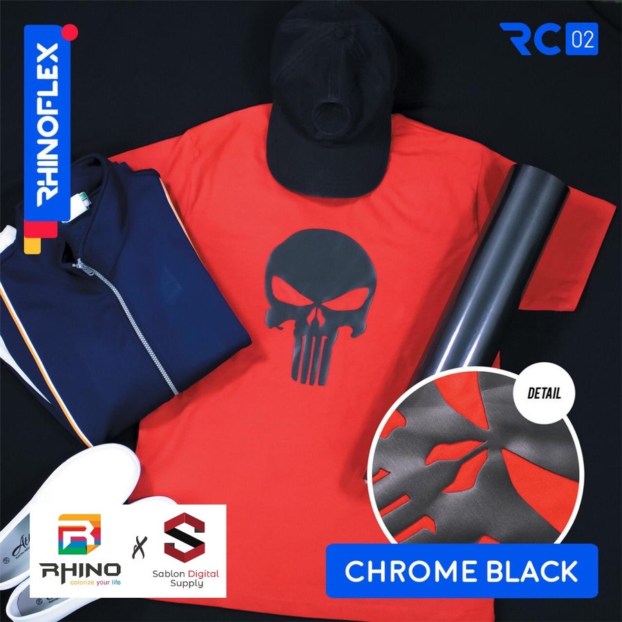 Polyflex Chrome BLACK Rhino Rhinoflex RC - 02