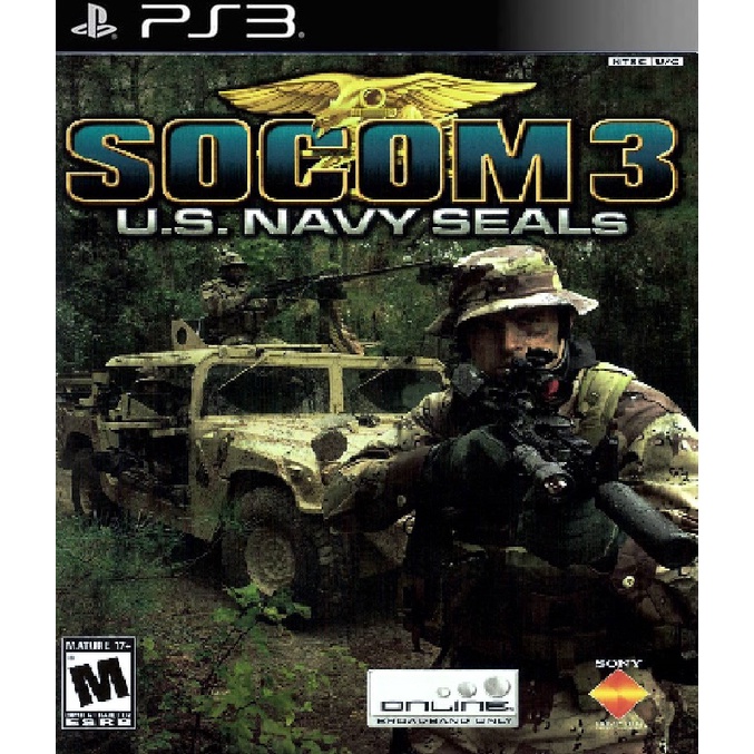 DVD Kaset Game PS2 PKG PS3 Multiman HEN Socom 3 US Navy SEAL