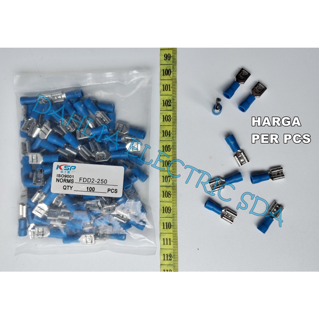 SKUN FDD2-250 BIRU PER PCS GEPENG