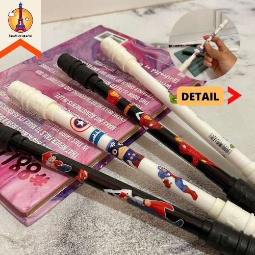 

Pulpen Gel Pen Magnet Putar Avanger Ironman Hulk Thor Captain America Spinning Pen Gel Import Funny Fancy Stuff Best Gift Stationery For School Alat Tulis Kantor Sekolah Ready Grosir Kado Ulang Tahun READY COD