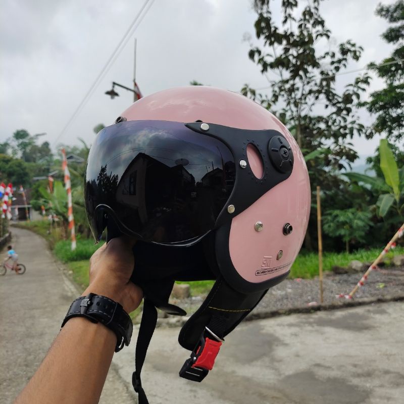 HELM BOGO RETRO PILOT ITALY WANITA PRIA