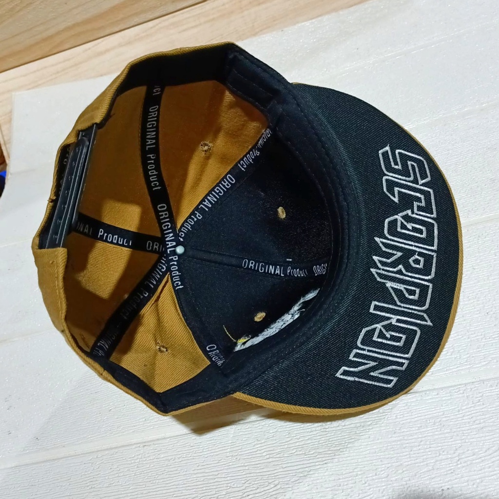 Topi Snapback Bordir Newboys Hats Scopio-krem