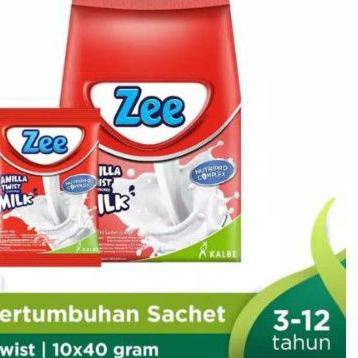 

Terbaru [KF7] susu zee renceng 400 gr ( isi 10 sachet ) rasa vanila