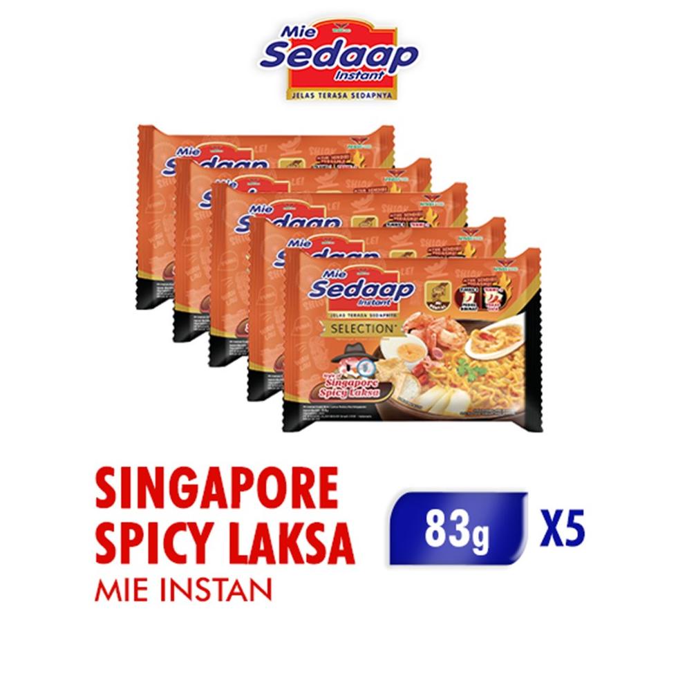 

Terbaik Sedaap Mie Instan Singapore Spicy Laksa 83g x5