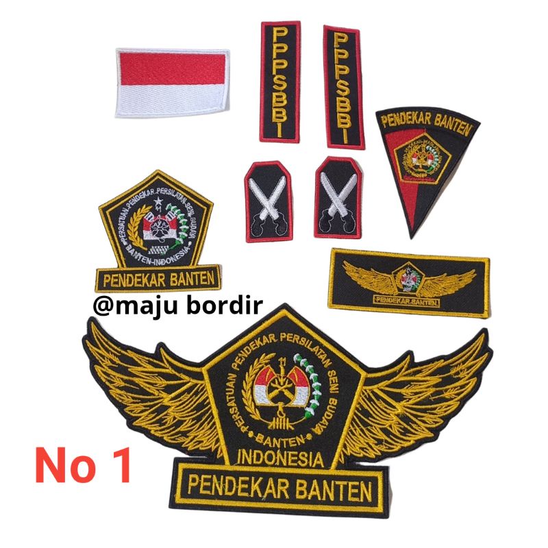 LOGO PENDEKAR BANTEN BORDIR KOMPUTER