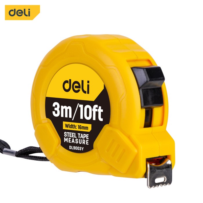 Deli Meteran Tukang 3 - 10 M / Measuring Tape / Cm Meter dan Kaki