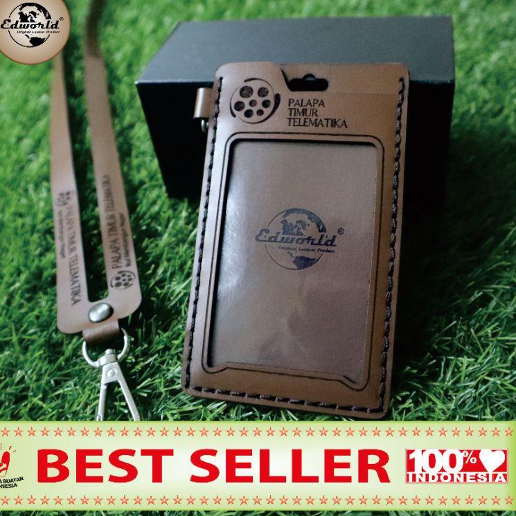 

오 Nametag Kulit Asli Custom Berkualitas