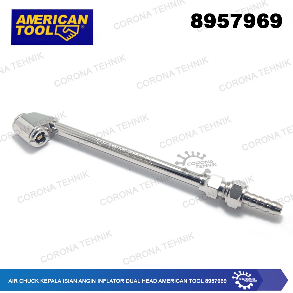 American Tool 8957969 Air Chuck Kepala Isian Angin Ban 6 Inch