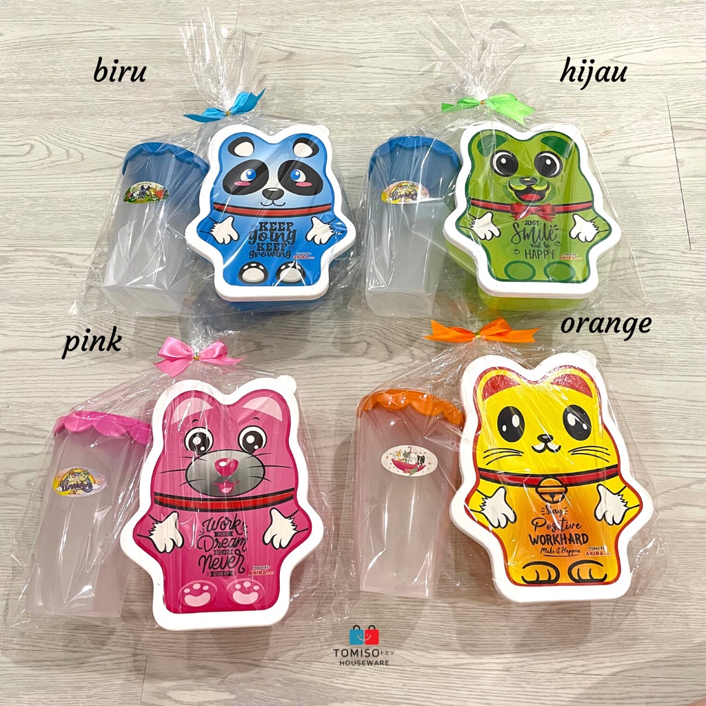 

Paket Ulang Tahun Anak Bingkisan Lunch Box Joyce + Botol Shaker | Souvenir Parcel