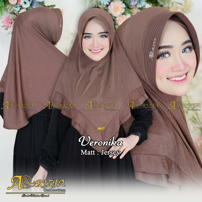 ISI 5PCS JILBAB KERUDUNG BERGO INSTAN BY ARRIZFA