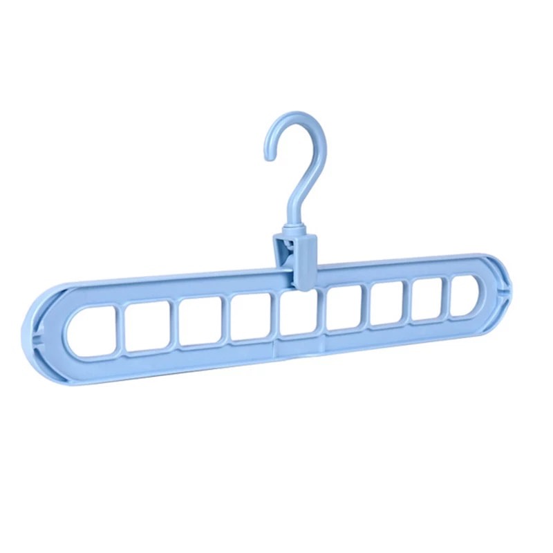XOQ - Magic Hanger 9 In 1 / Gantungan Baju 9 Lubang / Hanger Pakaian 9 Lubang Bisa Putar 360 Derajat