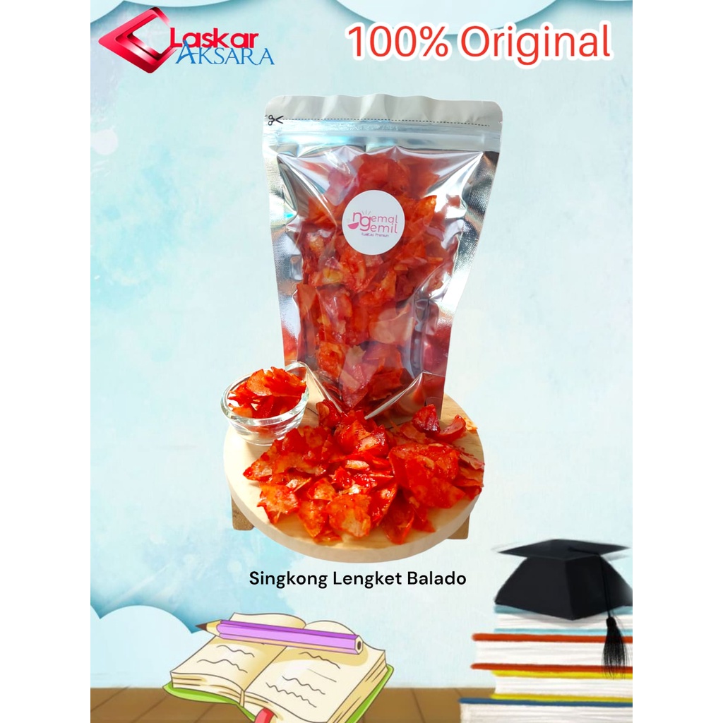 

Keripik Singkong Lengket Balado Kripik Singkong Balado Basah / Premium