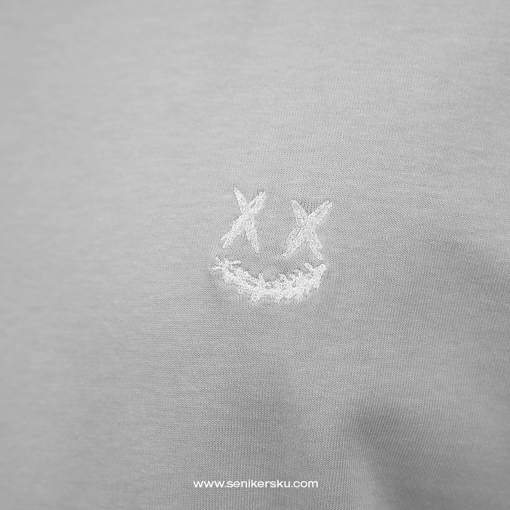 RIC Ricky Is Clown Small Logo Oatmeal Tee