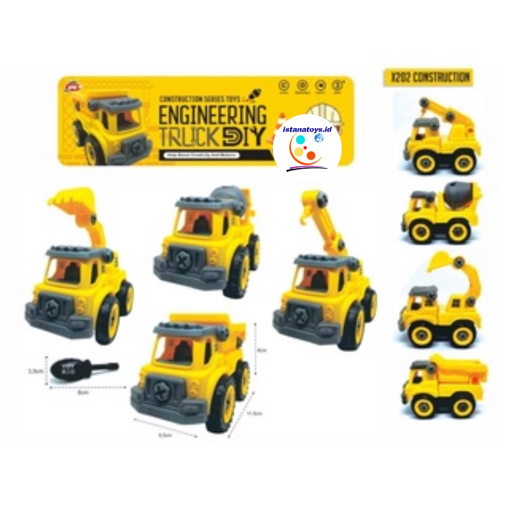 ID Mainan Bongkar Pasang DIY Mekanik Cilik Konstruksi KGP10