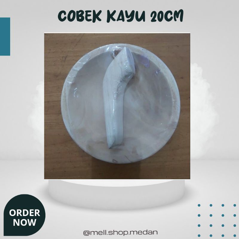 COBEK KAYU 20CM