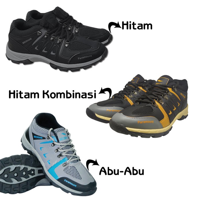 Sepatu Gunung | Outdoor | Touring Pria | Sepatu Beckham Paramount I - Hitam, 39