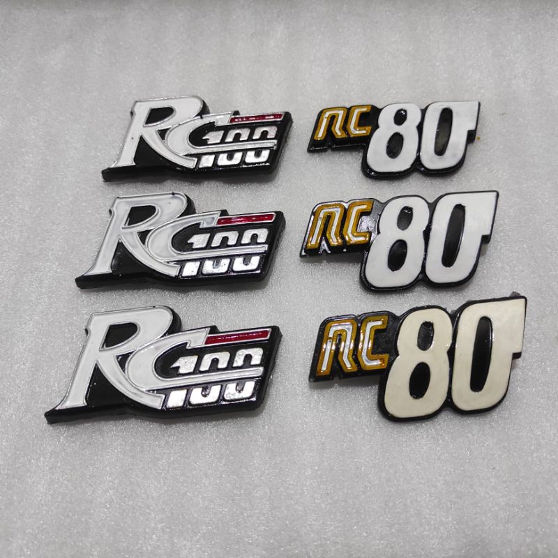 emblem logo sayap suzuki RC100 RC 100 dan RC80 RC 80