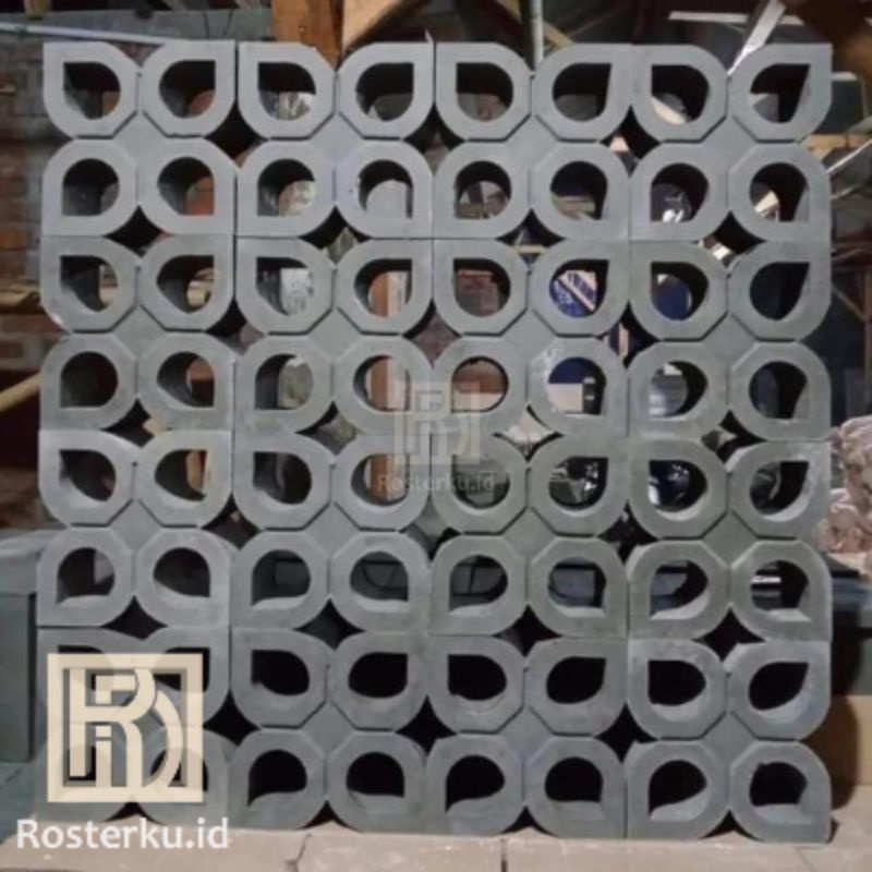 Roster bunga bali/roster beton minimalis/pentilasi udara