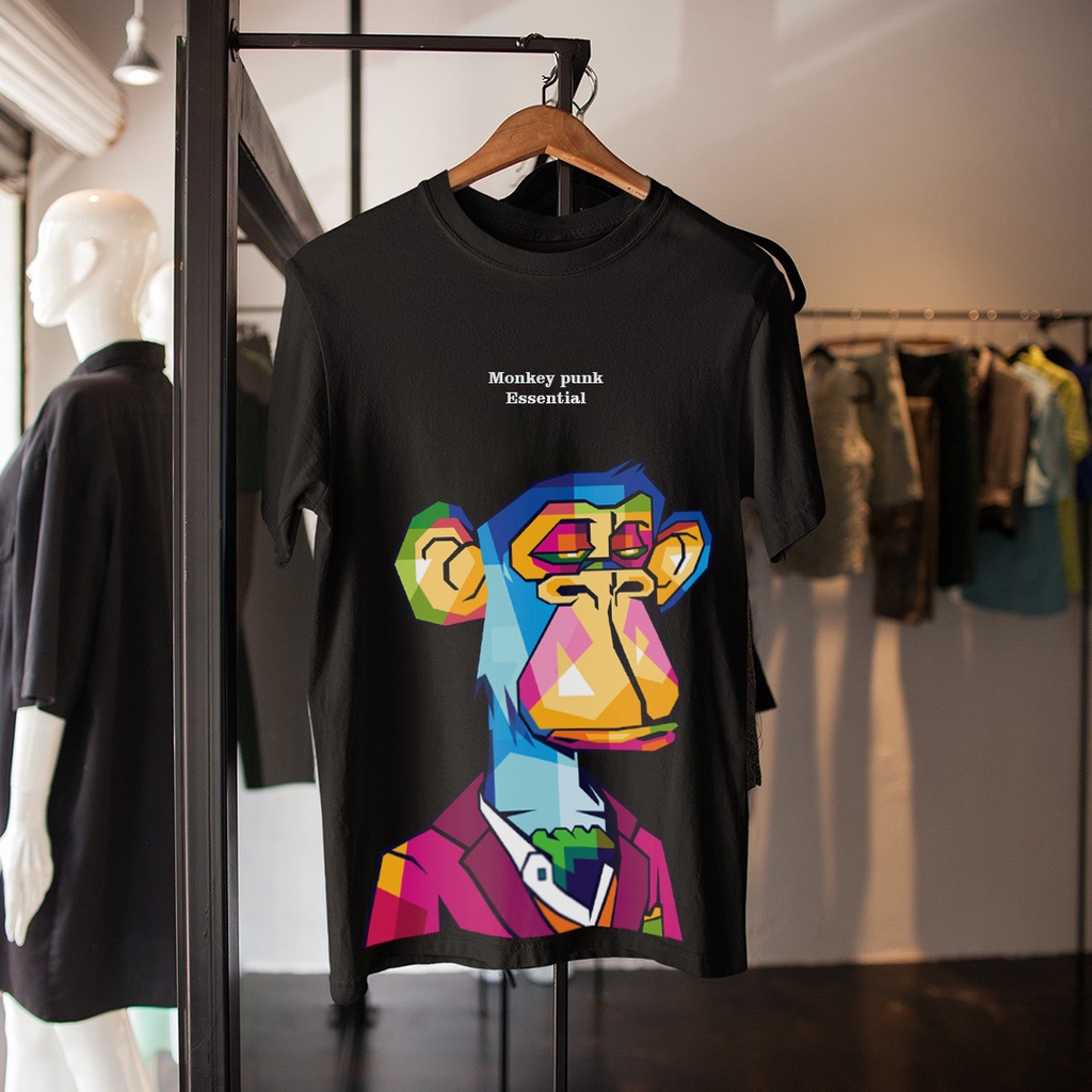 Amspro Kaos oversize Kaos Pria T-shirt Distro Baju Pria Atasan Pria MP03