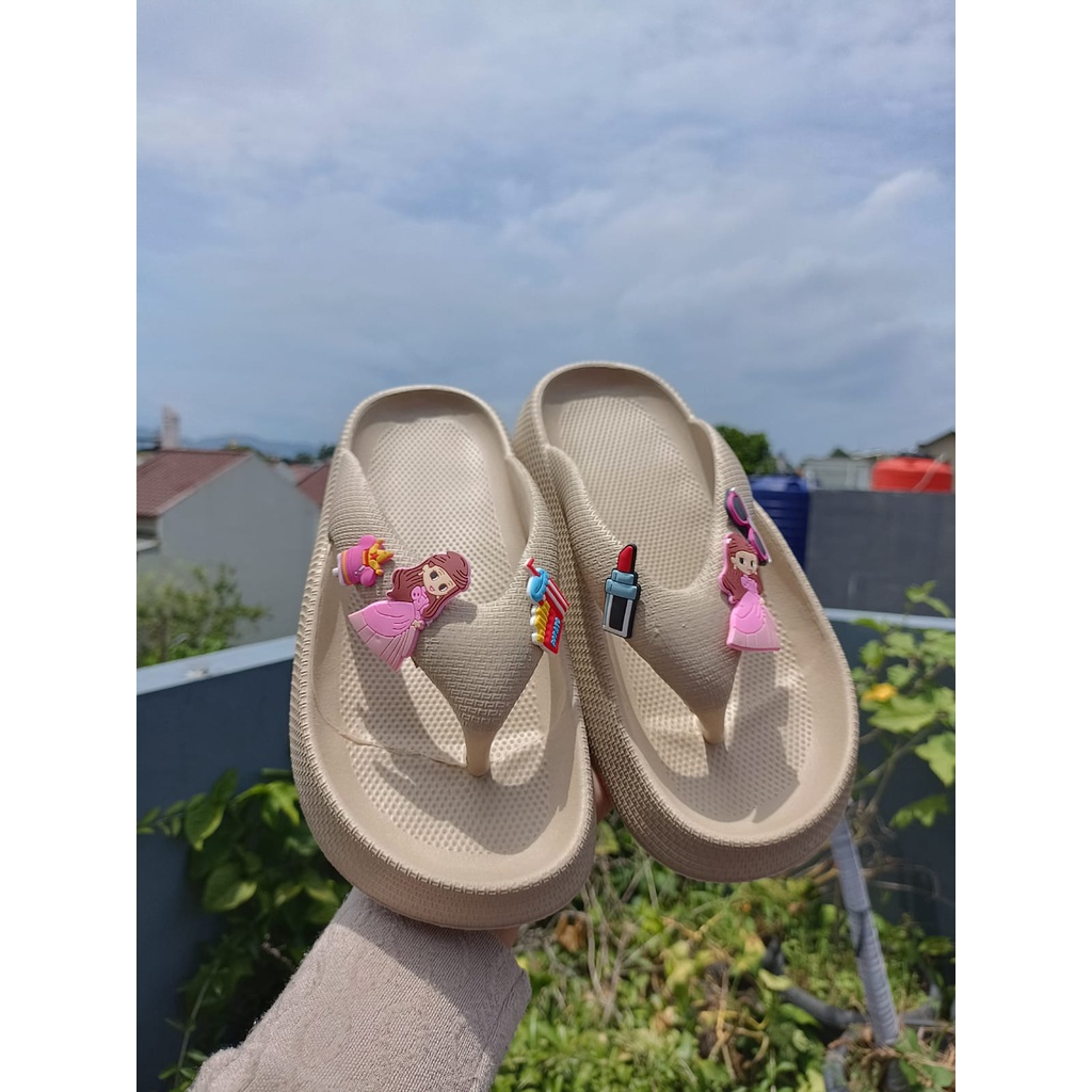 sandal jepit wanita dewasa golfer jibbitz terbaru 807 (36-40) sandal japit korean style termurah