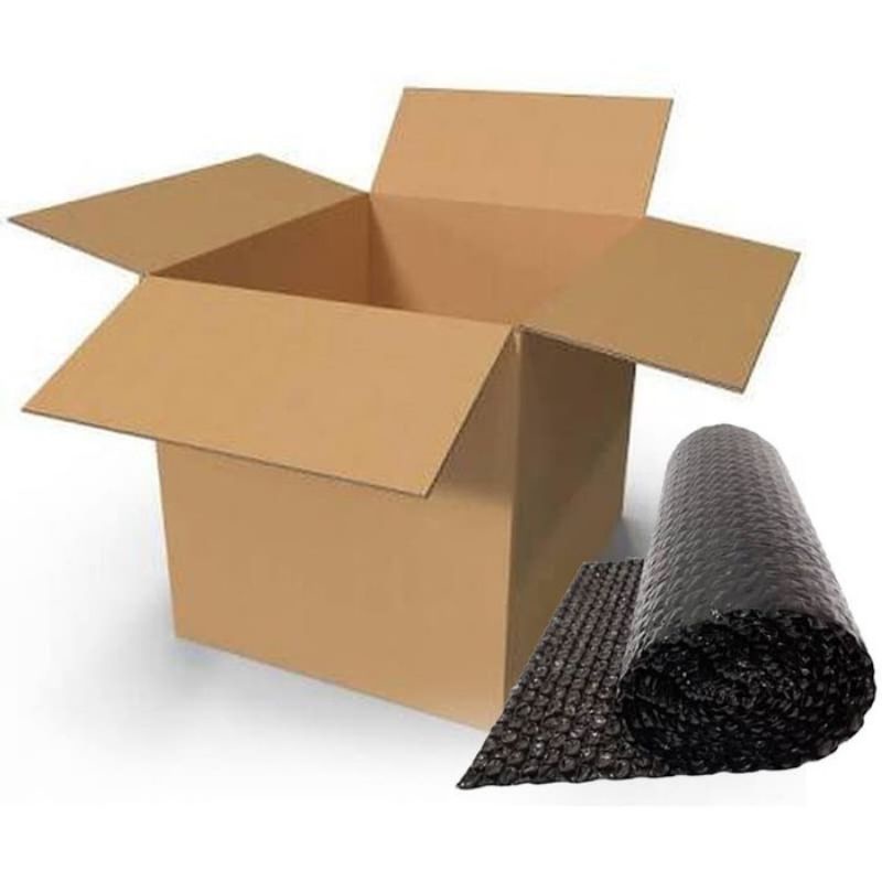 

Bubble wrap dan kardus (bekas)