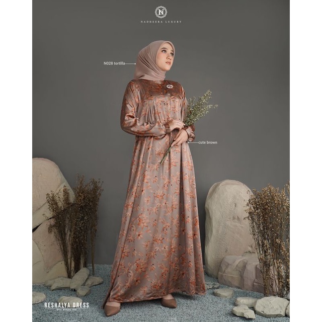 Terbaru  Reshalya dress✅MIDI dress✅Nadhera luxury ✅rayon premium ✅tunic✅blouse