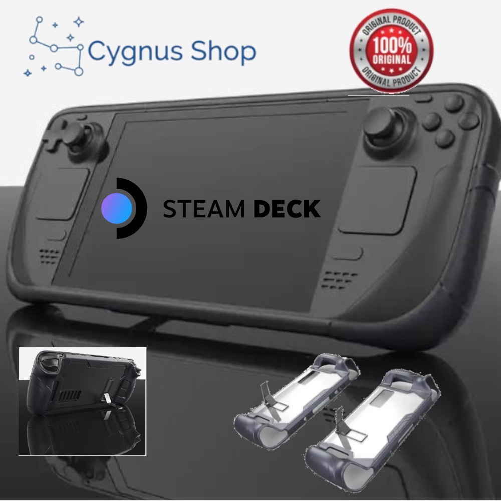 Aolion PC Silicone Kickstand for Steam Deck Protective Case Cover