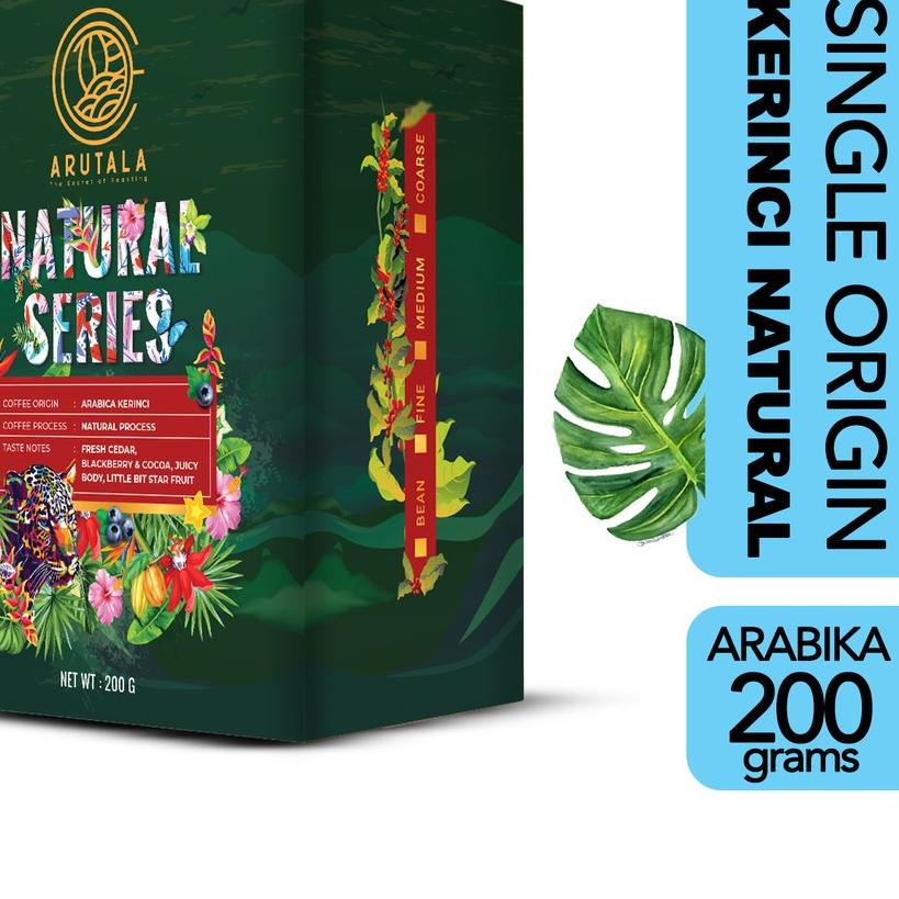 

➨ ARUTALA Natural Series - Arabika Kerinci 200 gram ☈