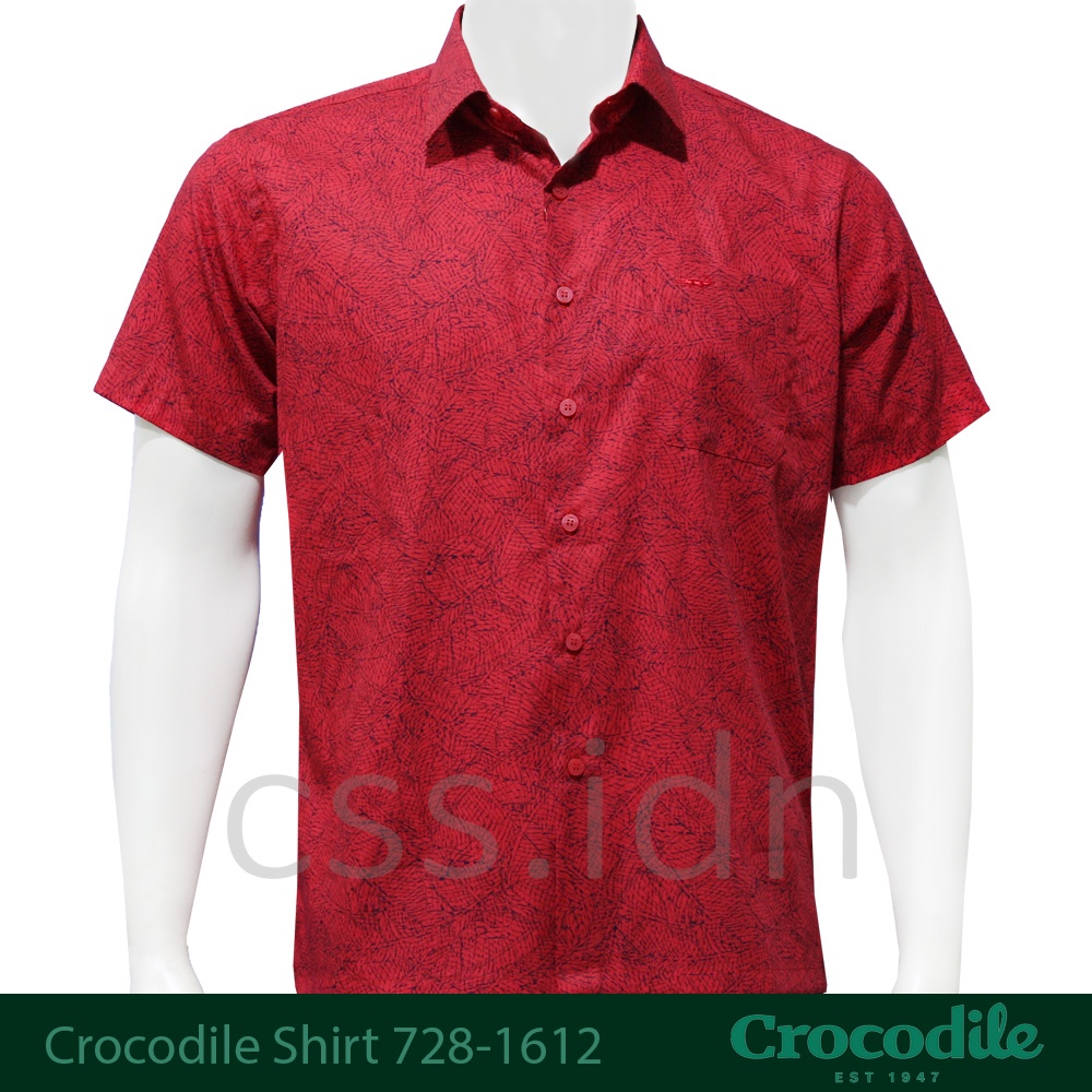 Kemeja Pria Lengan Pendek Crocodile 728-1612