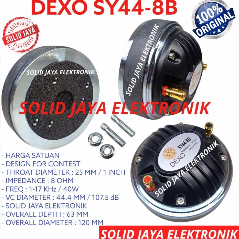 Terlaku.. TWEETER DEXO SY44-8B PROFESIONAL DRIVER TWEETER DEXO SY44 8B TWITER TWITTER TWETER SY448B 