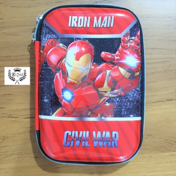 

Unik Tempat pensil Smiggle lookalike Hardcase 3D EVA waterproof Avengers - IRON MAN Limited
