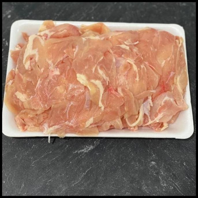 

SALE DAGING AYAM SLICE / CHICKEN SLICE 1 KG TERLARIS F5464RY