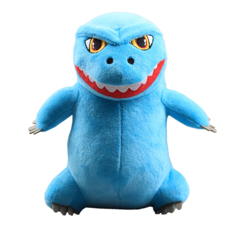 Monster 20CM Godzilla Mainan Mewah Lembut Boneka Kado Ulang Tahun Lucu Boneka Biru