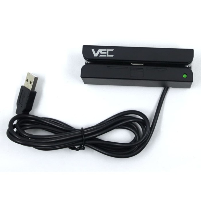 Raed Magnetic Stripe Card Reader - Mcr Vsc -Msr-90 (Strip-Swipe) Usb
