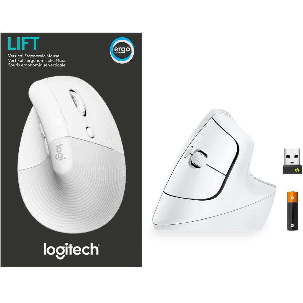 Logitech LIFT Mouse Ergonomic Vertical Wireless Bluetooth Silent Resmi