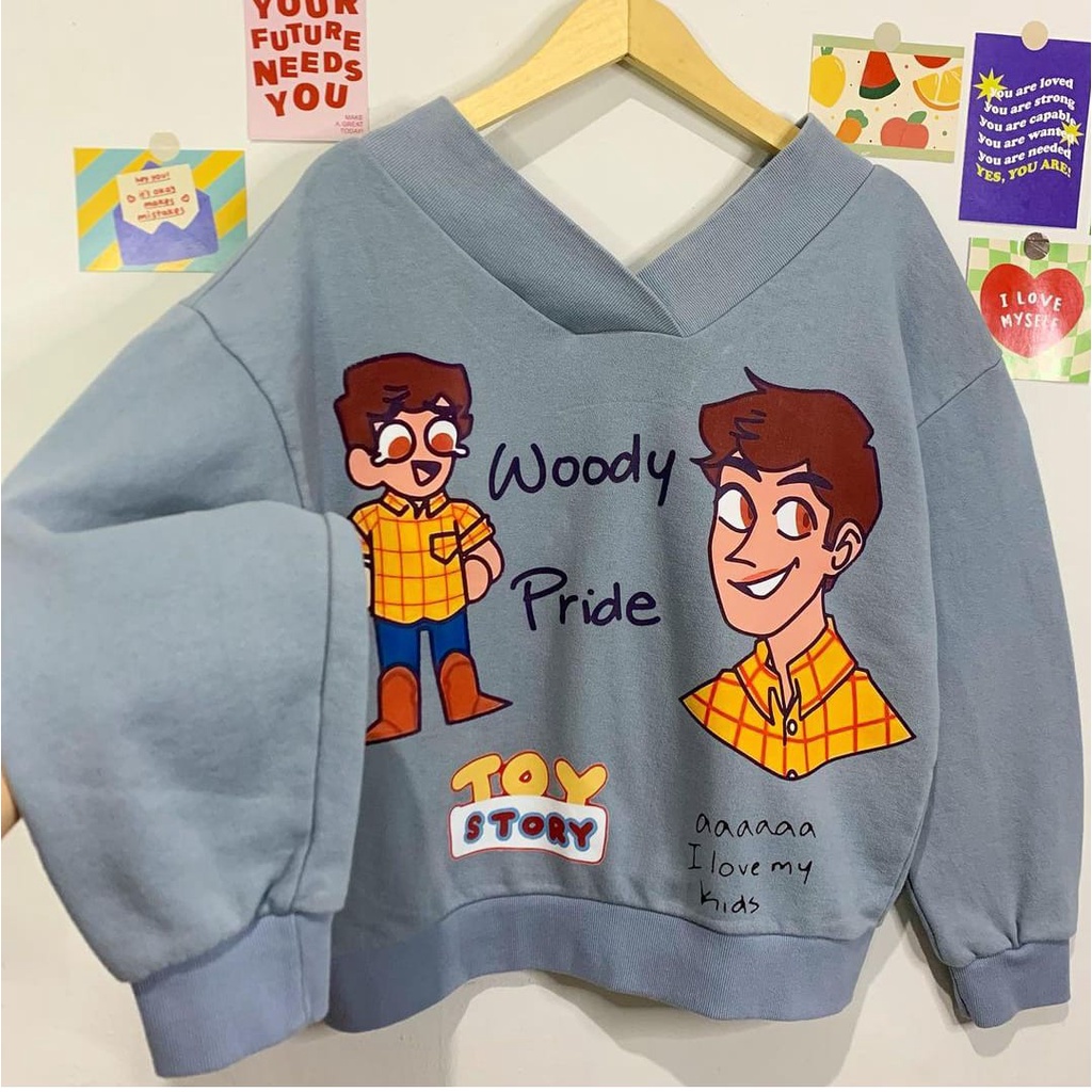 SWEATER OVERSIZE - WOODY PRIDE CREWNECK OVERSIZE SWEATER