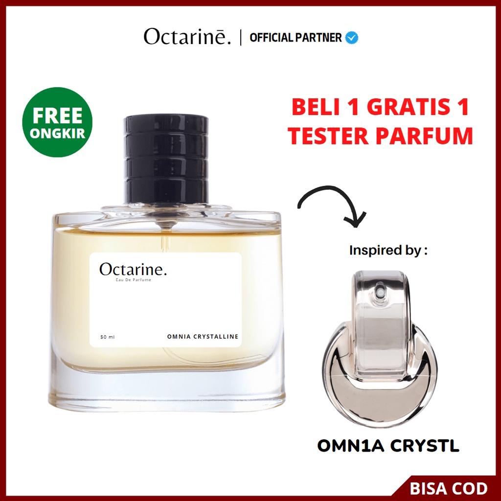 Octarine - Parfum Wanita Pria Tahan Lama Aroma Segar Lembut Inspired By Omnia Crystl | Parfume Farfum Perfume Minyak Wangi Cewek Cowok Murah Original