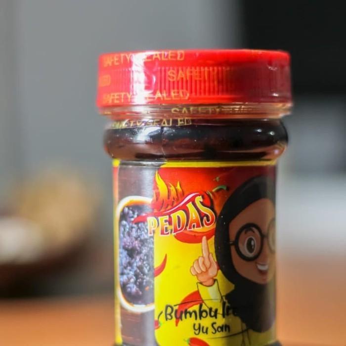 

Paket 2 Botol Sambal Bumbu Ireng Yu San Original & Pedas 006