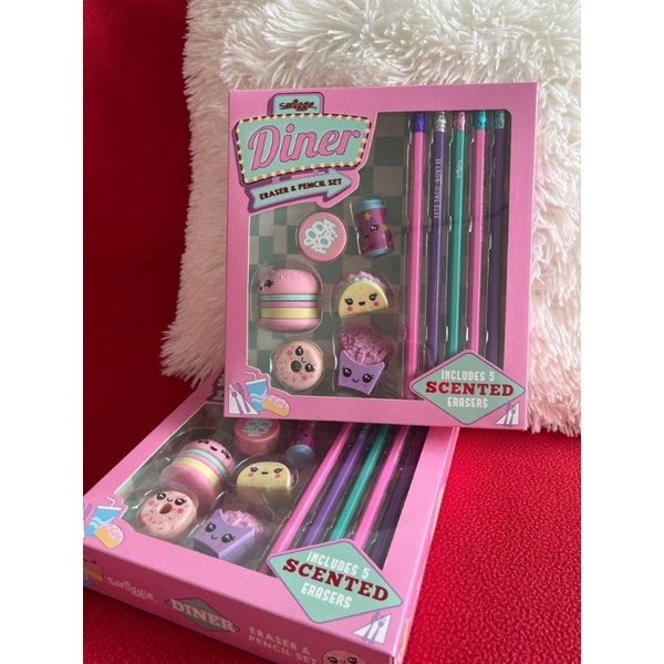 

SMIGGLE Scented Pencil & Eraser Set (Limited stok)