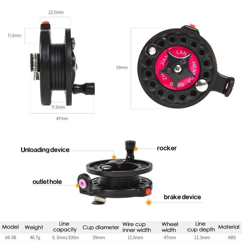 Preva Roda Depan Dengan Release Force Fishing Gear Alat Pancing Pancing Reel