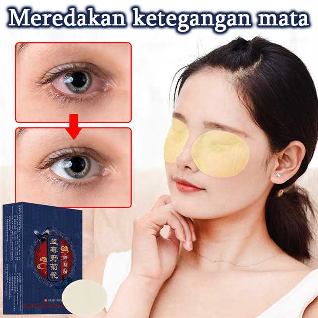 Penutup mata Alat mata Perawatan mata Tambalan Mata Herbal 20PCS Meringankan kelelahan mata, mata merah, penglihatan kabur Ekstrak herbal alami Aman dan efektif 100% Asli【BPOM】【COD】