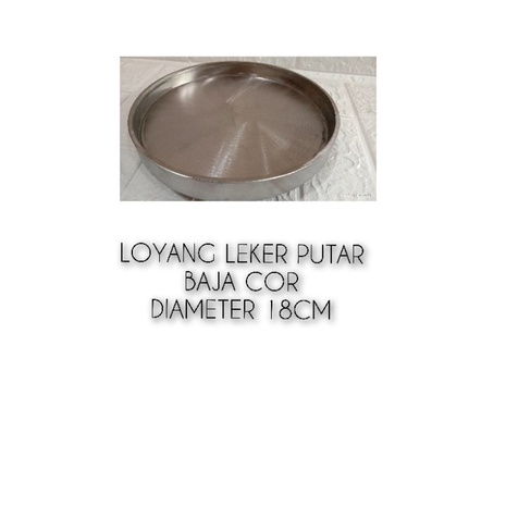 iosklaten23 loyang/wajan leker baja 18cm