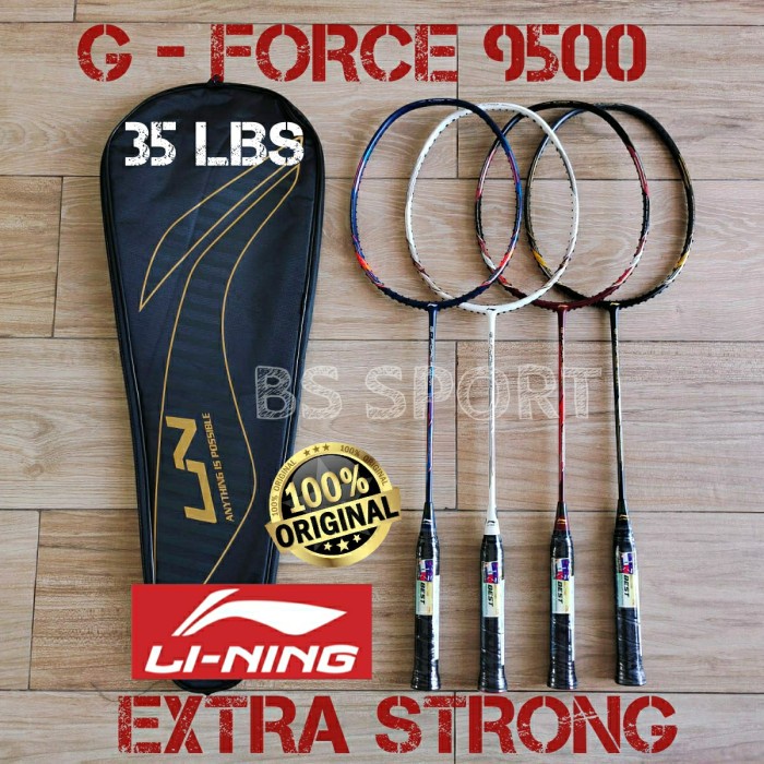 Raket Raket Badminton Lining G-Force 9500 G Force 9500 Extra Strong Original