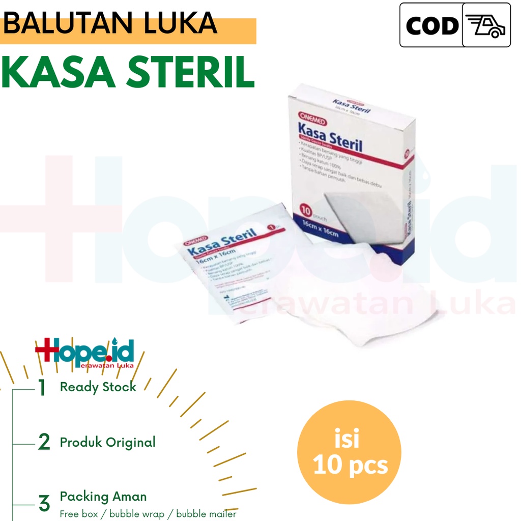 Kasa Steril Onemed Isi 10 pcs