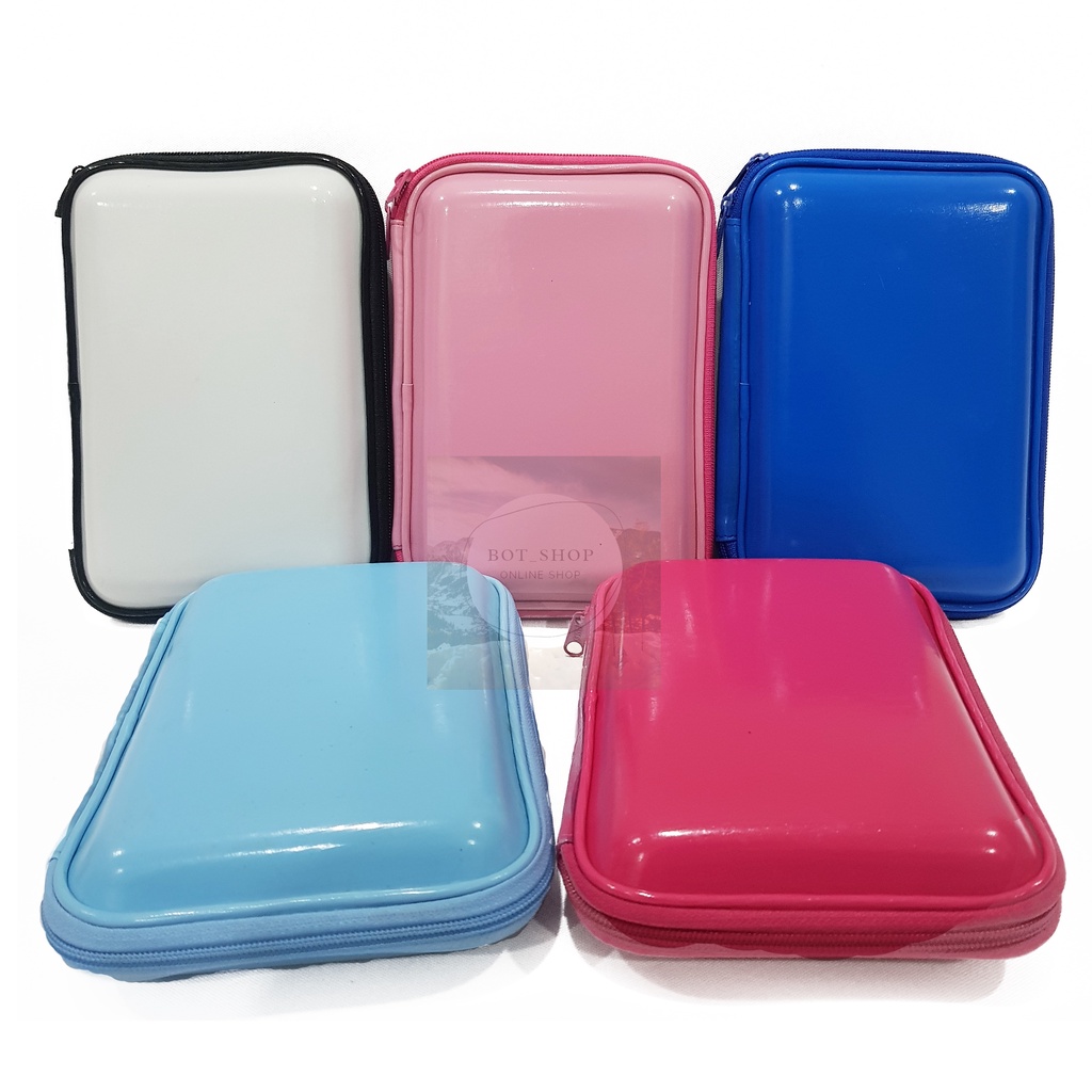

Kotak Pensil HPO Sekolah / Kantor Hardcase Smiggle Polos Kado Custom Goodie Bag Souvernir