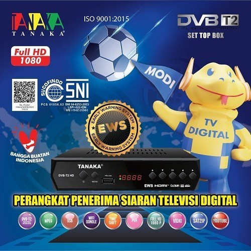 Set Top Box TANAKA Digital DVB-T2 STB TV Digital Youtube DVB T2 HDMI